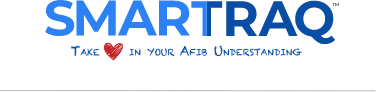 SMARTRAQ-TAKE HEART IN YOUR AFIB UNDERSTANDING Logo